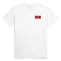 T-Shirt – Drapeau De L'Île De Man – Brodé – Coton Mélangé