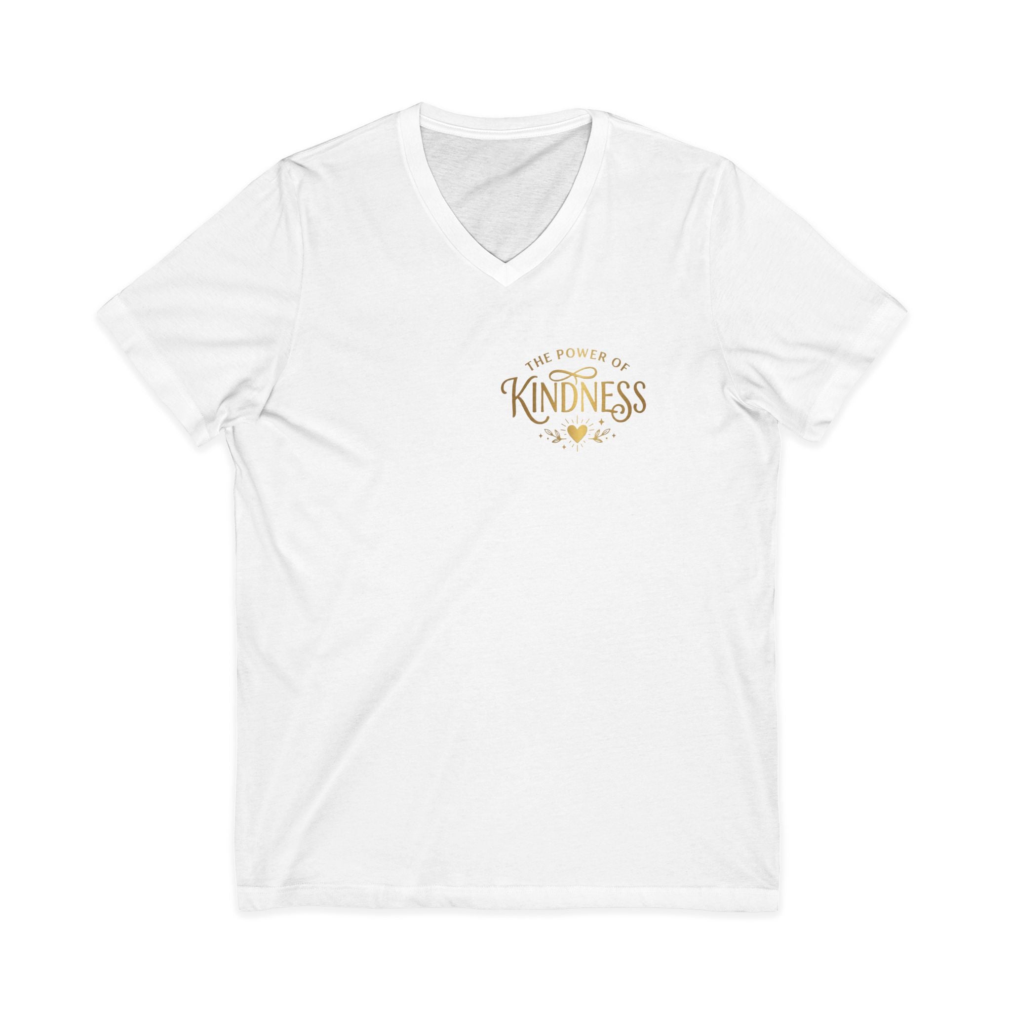 Unisex Jersey Short Sleeve V-Neck Tee