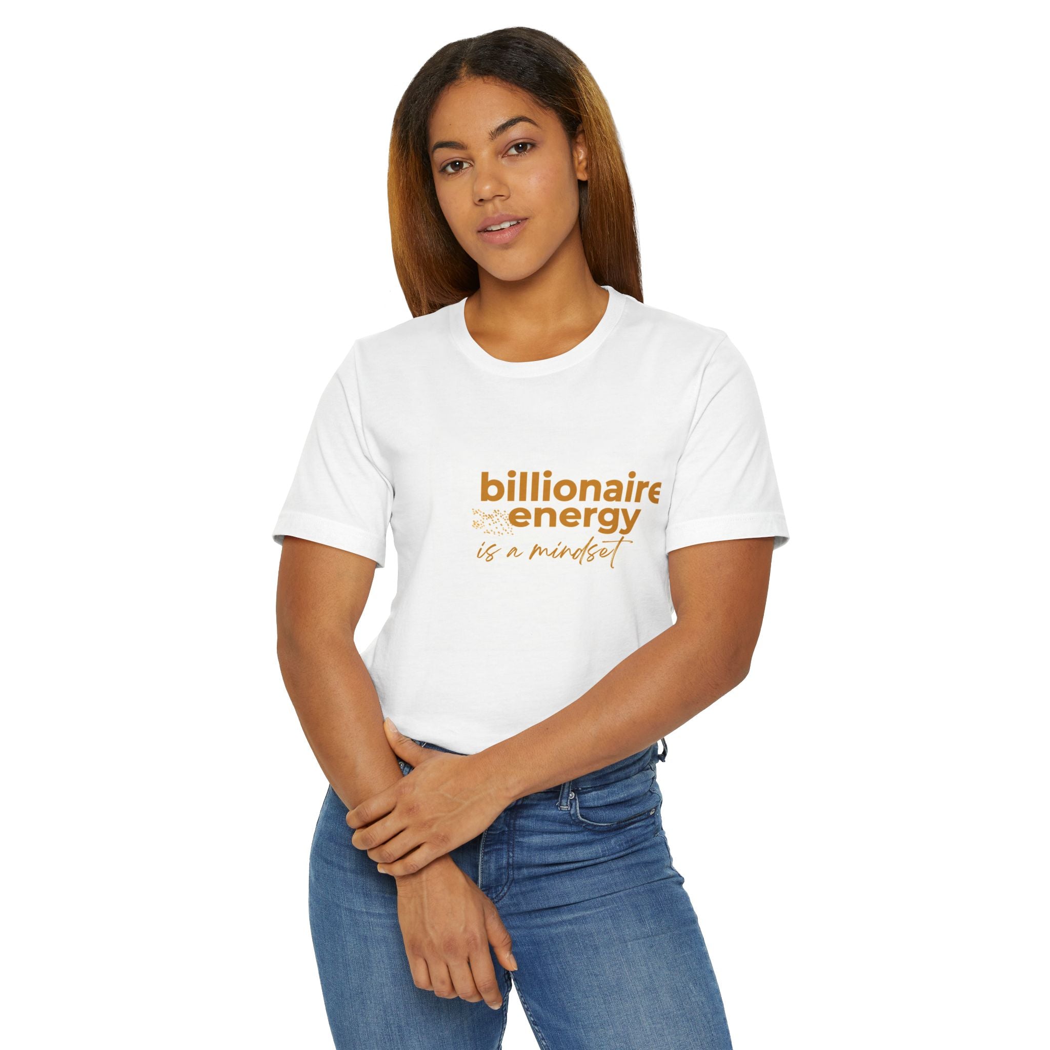 Billionaire Energy Tee — "Billionaire Energy Is a Mindset" Motivational Graphic T-Shirt