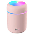 Humidifier, Humidifiers for Bedroom Humidifiers, Humidifiers for Large Room Portable Mini Humidifier 300Ml Cool Mist Humidifier with Night Light - Pink